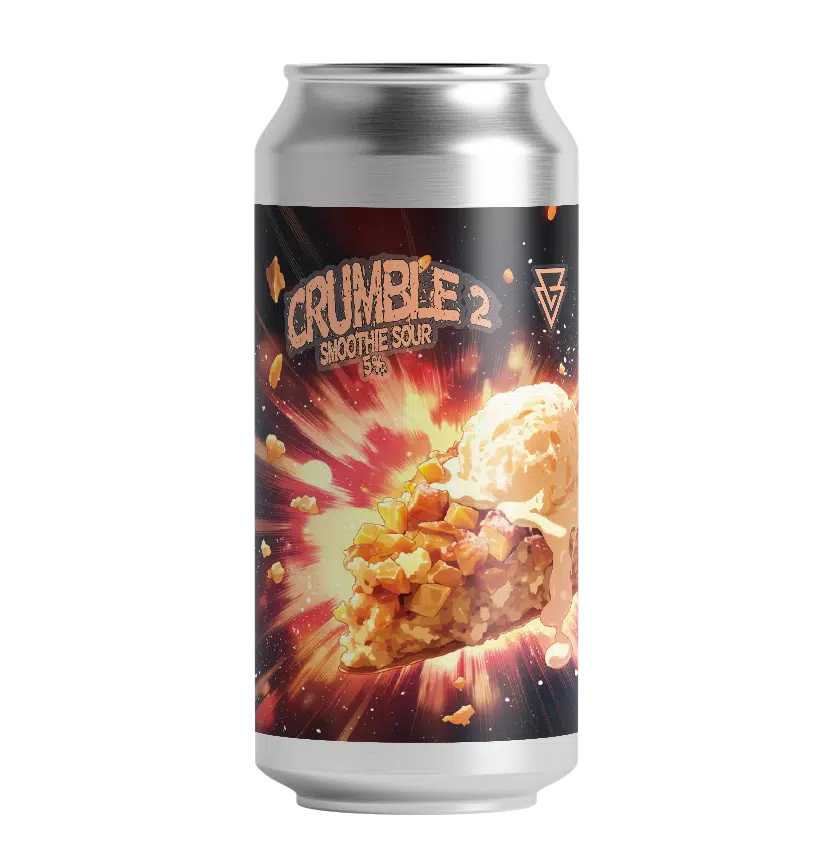 Azvex - CRUMBLE 2 – Cinnamon Dusted Apple & Peach Crumble Ice Cream Smoothie Sour – 5%
