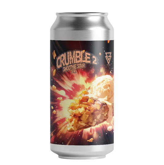 Azvex - CRUMBLE 2 – Cinnamon Dusted Apple & Peach Crumble Ice Cream Smoothie Sour – 5%